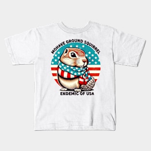 American endemic species: Mohave Ground Squirrel Kids T-Shirt